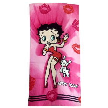 Beach Towel - Betty Boop 'Kisses' 