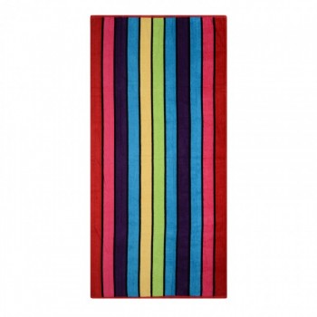 Beach Towel - Velour Stripes (21-K005) 