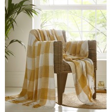 Epsom Throw Ochre - 180cm x 250cm