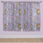 Frozen 'Crystal' Curtains - 66" x 72"