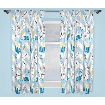 Frozen 'Olaf' Curtains - 66" x 54"