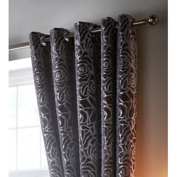 Amelia Steel - 66x90" Curtains