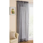 Voile Casablanca Grey - 54x54" Panel Curtain 