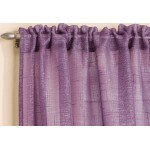Voile Casablanca Purple - 54x48" Panel Curtain 