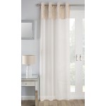 Voile Liberty Natural - 53x48" Eyelet Panel Curtain 