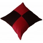 CC Cord Red / Black - 22" Cushion Cover