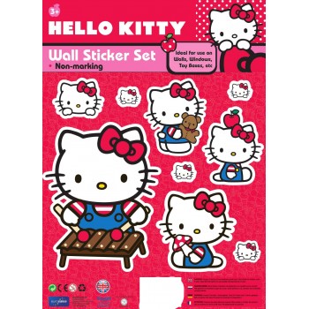 Hello Kitty - 3 Pack Wall Stickers
