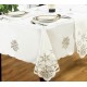Snowflake White / Silver Napkins 4 Pk - Xmas Table Cloth Range Snowflake White / Silver Napkins 4 Pk - Xmas Table Cloth Range