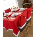 Santa's Table 2PK Chair Backs - Xmas Table Cloth Range