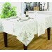 Festive White / Silver Table Runner - Xmas Table Cloth Range