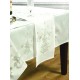 Festive White / Silver Table Runner - Xmas Table Cloth Range