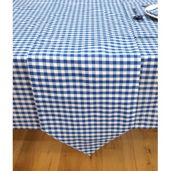 Gingham Bluebell Table Runner - Tablecloth Range