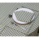 Gingham Sage Napkins 4PK - Tablecloth Range