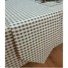 Gingham Sage Table Runner - Tablecloth Range
