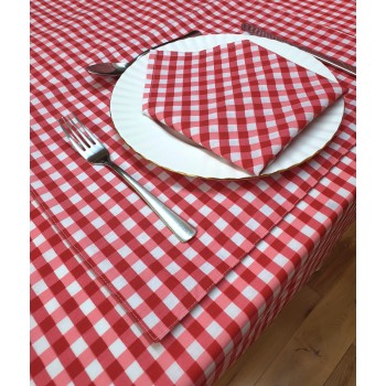 Gingham Cherry Placemat 2PK - Tablecloth Range