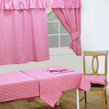 Gingham Cherry 70"x90" - Tablecloth Range