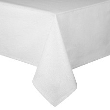 Glitter White / Silver 69" Rd - Xmas Table Cloth Range