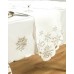 Snowflake White / Silver 70"x90" - Xmas Table Cloth Range