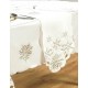 Snowflake White / Silver Table Runner - Xmas Table Cloth Range