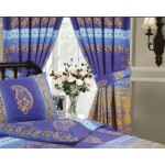 Kashmir Blue - 66x72" Curtains