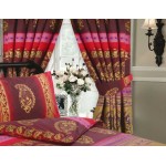 Kashmir Fuchsia - 66x72" Curtains