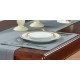 Linen Look Grey - Table Placemats 2PK