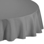 Linen Look Grey - Tablecloth 69" Round