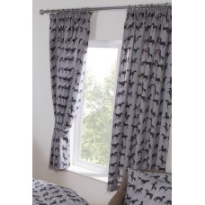 Wild Spirit Midnight - 66x72" Curtains
