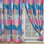 Patchwork Blue MH - 66x54" Curtains