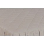 T200 Fitted Bedspread Grey - SB