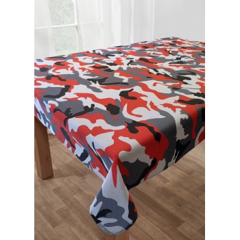 Camo Red/Black 70"x90" - Tablecloth Range
