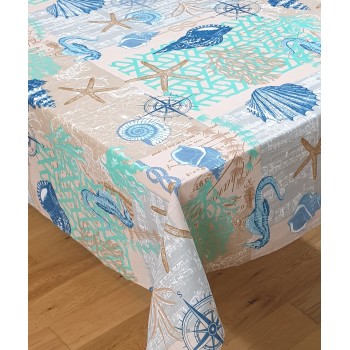 Coastal Multi - Tablecloth 54"x54"
