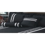 Glamour Black / Silver Trim - Cushion