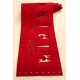 Felt Cut Deer Red Runner - Xmas Table Accessory Range