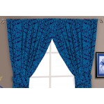 Autumnal Blue - 66x72" Curtains