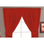 Autumnal Red - 66x54" Curtains
