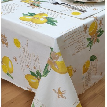 Lemons 70"x108" - Tablecloth Range