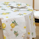 Lemons 70" Round - Tablecloth Range