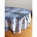 Patchwork Grey MH - Tablecloth 70" Round