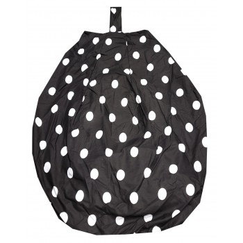 Polka Dot Black - Bean Bag Cover