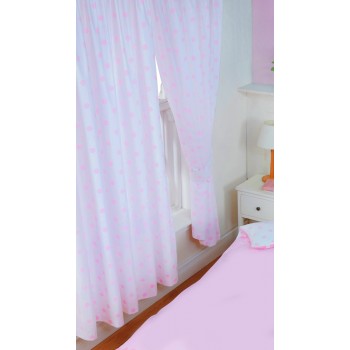 Polka Dot HICO Pink - 66x72" Curtains