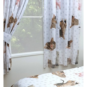 Rachael Hale 'Cute Kittens' - 66x72" Curtains
