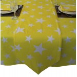 Stars Yellow Table Runner - Tablecloth Range