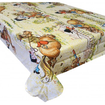 Thelwell 'Trophy' - Tablecloth 70"x108"