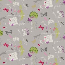 PVC Papillion Taupe - Vinyl Table Cloth Range