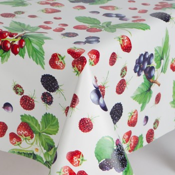 PVC Berries - Vinyl Table Cloth Range