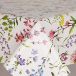 PVC Flowers Multi - Vinyl Table Cloth Range