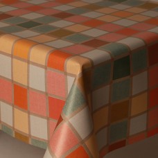 PVC Mosaic Check - Vinyl Table Cloth Range