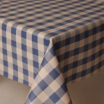 PVC Picnic Blue - Vinyl Table Cloth Range