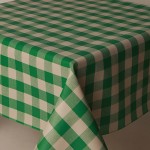 PVC Picnic Green - Vinyl Table Cloth Range